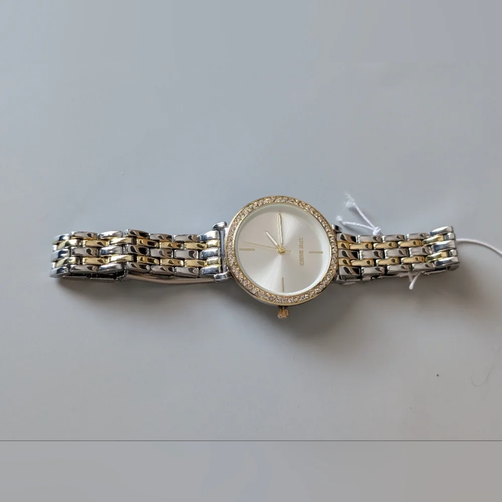 Steve Madden Silver and Gold Watches Elegant Accessories